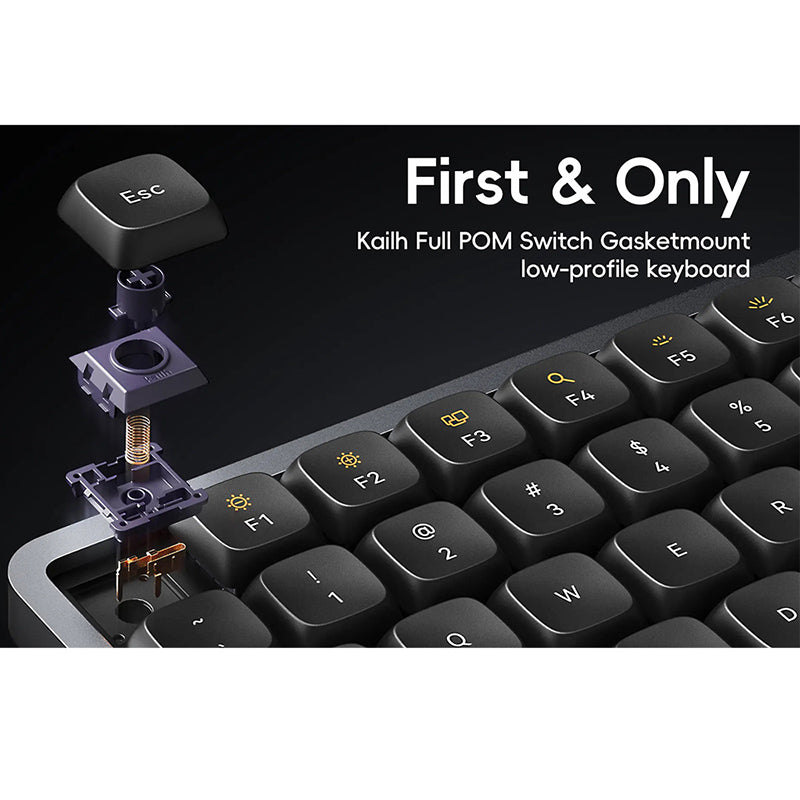 Lofree Flow Low Profile, the Smoothest Mechanical Keyboard - keycapcovers