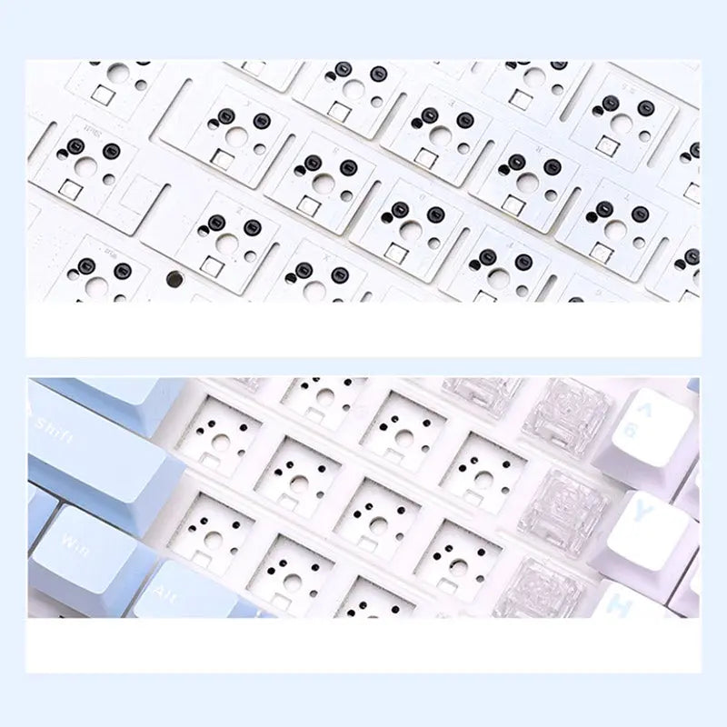 MCHOSE K87 Wireless Gasket Mechanical Keyboard - keycapcovers
