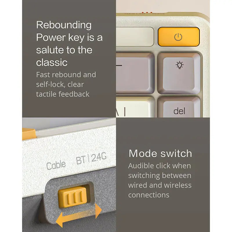 Xiaomi x MIIIW ART Series K19 Wireless Mechanical Keyboard - keycapcovers