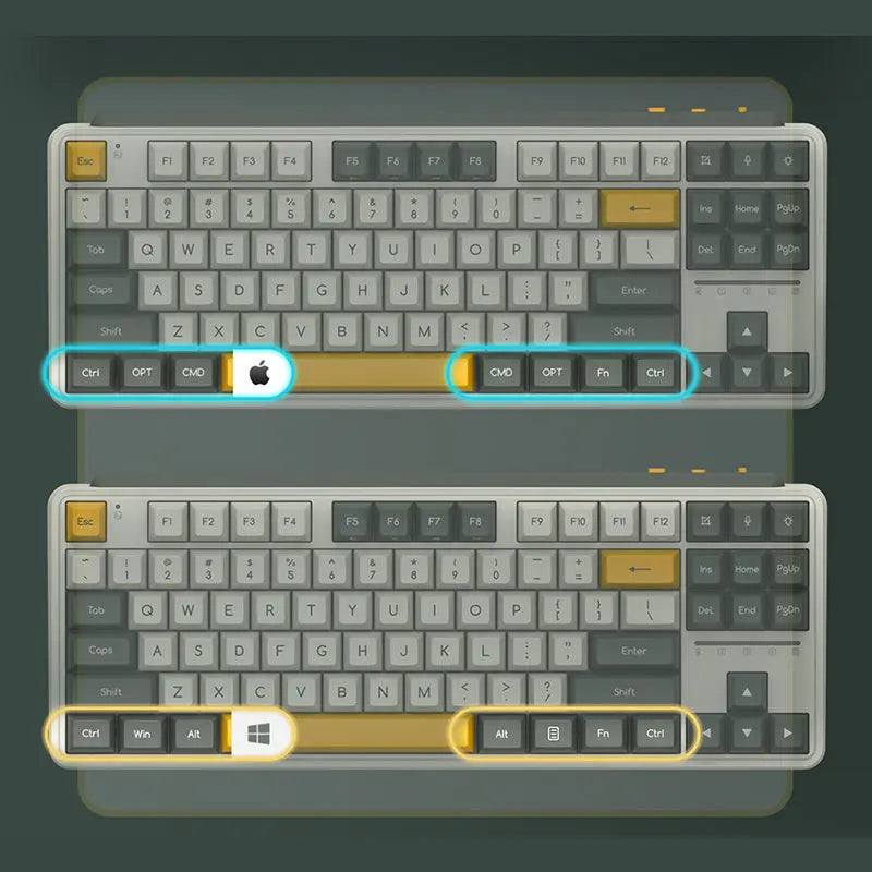 Xiaomi x MIIIW ART Series Z870 Wireless Mechanical Keyboard - keycapcovers