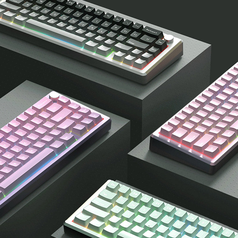 MONKA 6067 Aluminum Wired Keyboard DIY Kit - keycapcovers