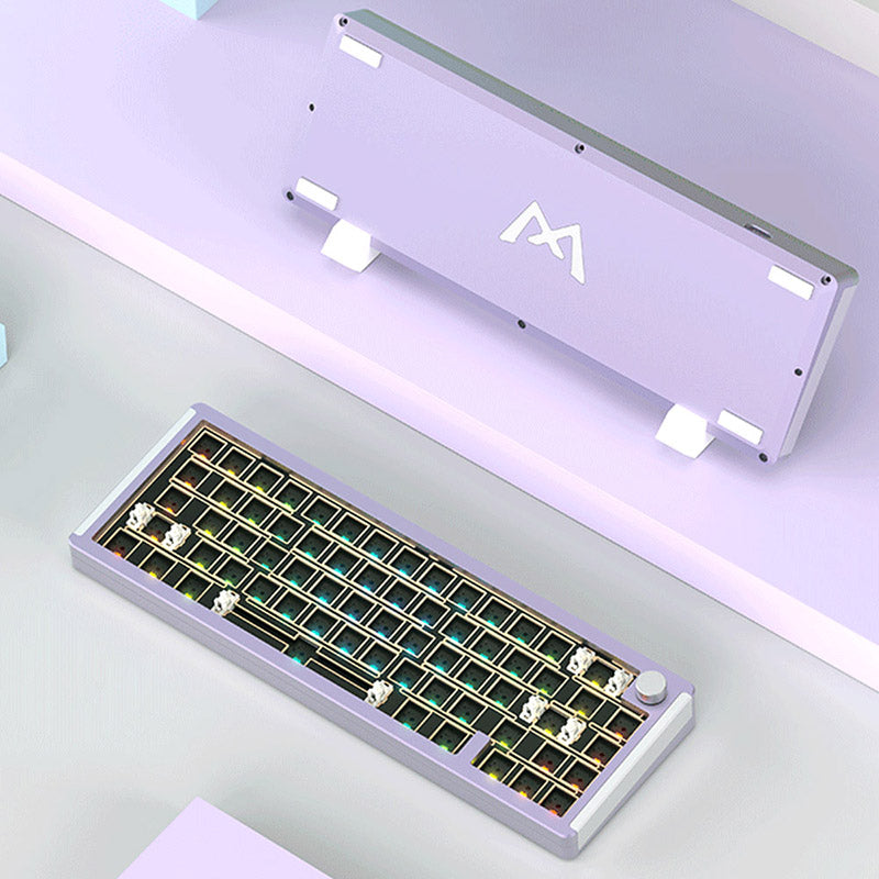 MONKA 6067 Aluminum Wired Keyboard DIY Kit - keycapcovers
