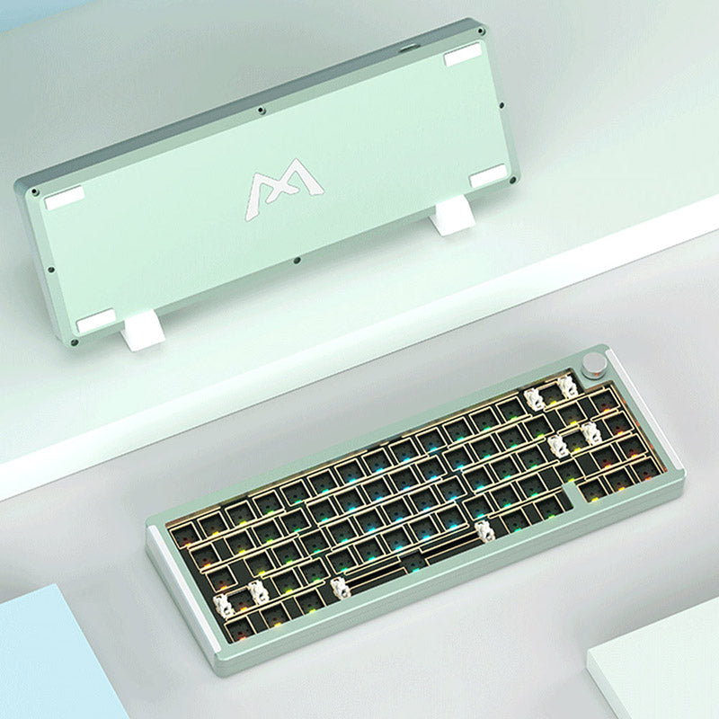 MONKA 6067 Aluminum Wired Keyboard DIY Kit - keycapcovers