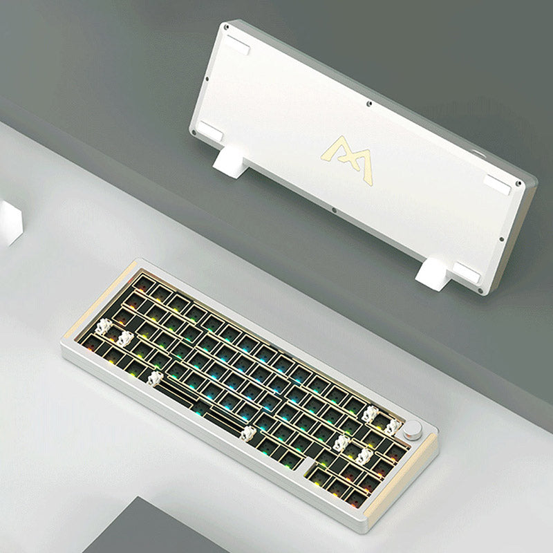 MONKA 6067 Aluminum Wired Keyboard DIY Kit - keycapcovers