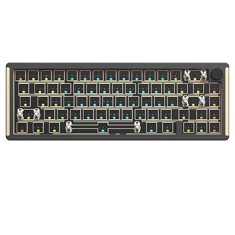MONKA 6067 Aluminum Wired Keyboard DIY Kit - keycapcovers