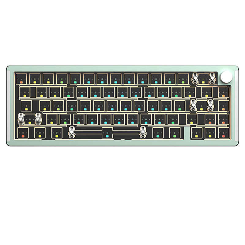 MONKA 6067 Aluminum Wired Keyboard DIY Kit - keycapcovers