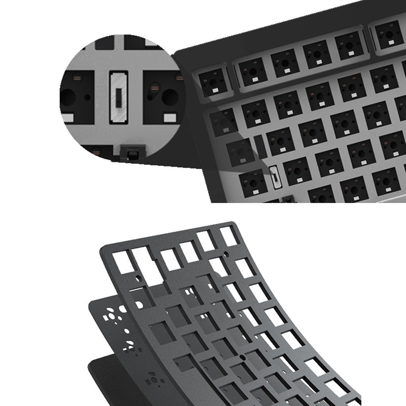 MonsGeek M1W Aluminum Wireless Mechanical Keyboard - keycapcovers
