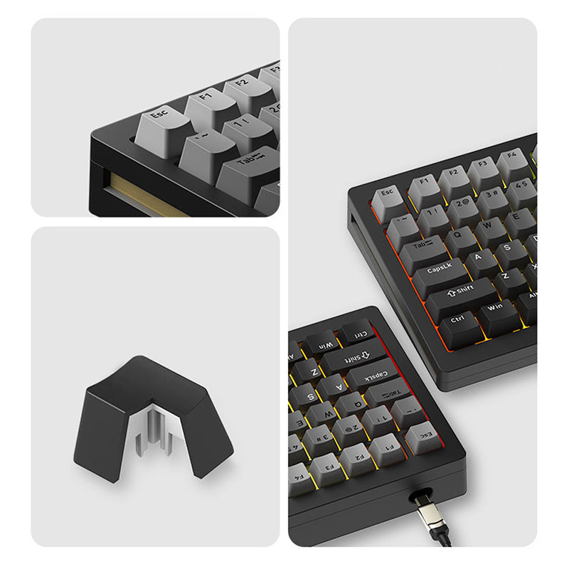 MonsGeek M1W Aluminum Wireless Mechanical Keyboard - keycapcovers