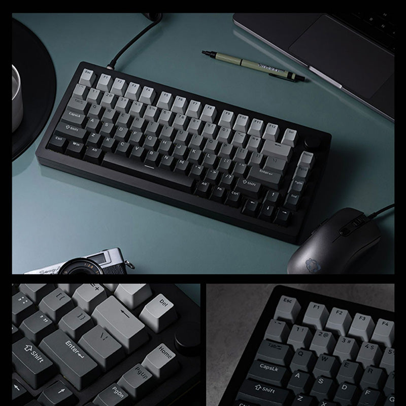 MonsGeek M1W Aluminum Wireless Mechanical Keyboard - keycapcovers