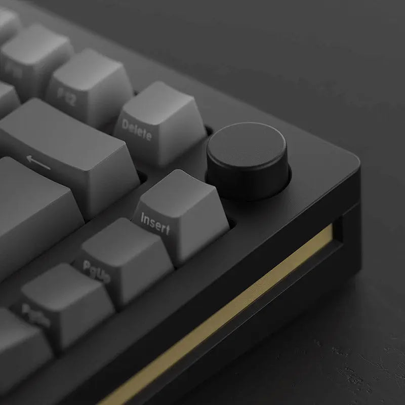 MonsGeek M1W ISO Layout Black Aluminum Wireless Mechanical Keyboard - keycapcovers