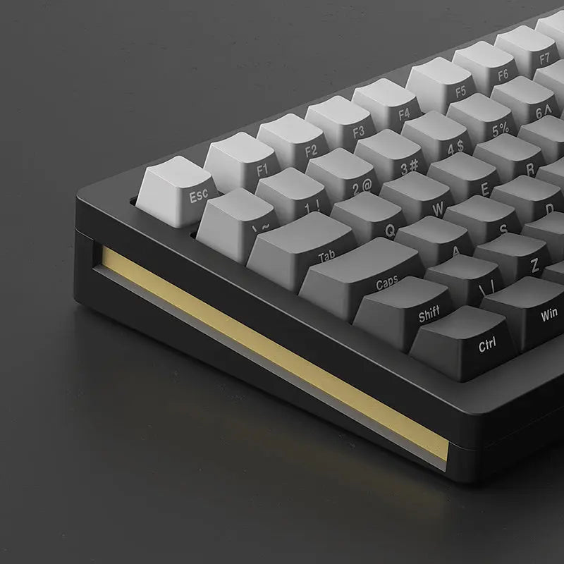 MonsGeek M1W ISO Layout Black Aluminum Wireless Mechanical Keyboard - keycapcovers