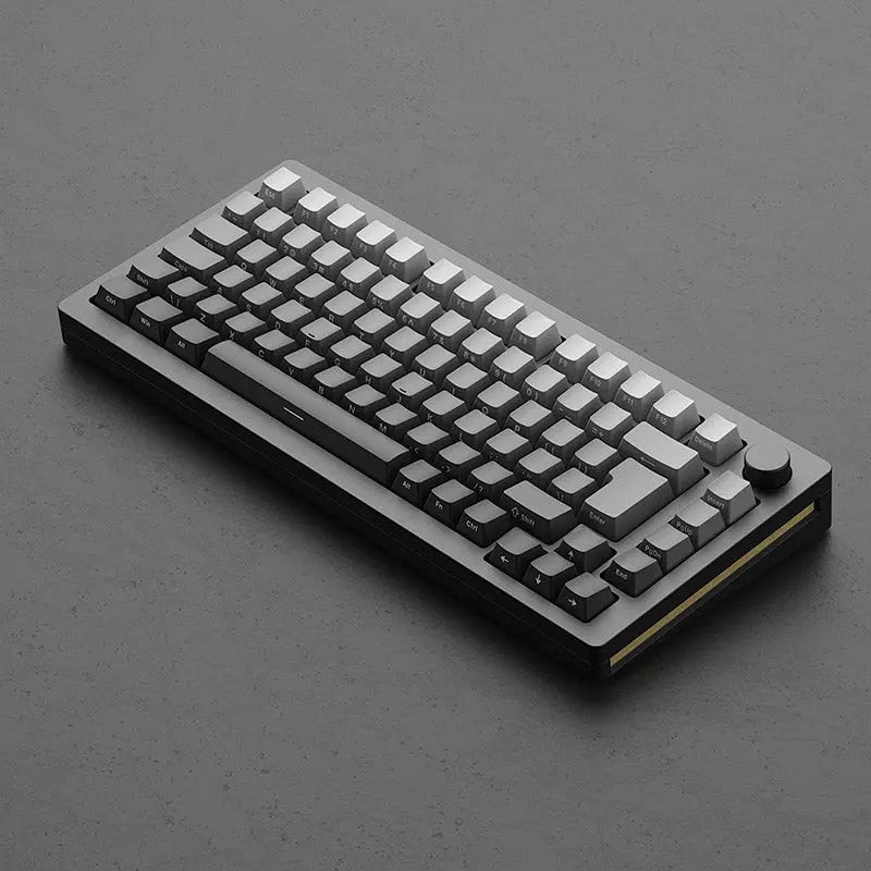 MonsGeek M1W ISO Layout Black Aluminum Wireless Mechanical Keyboard - keycapcovers