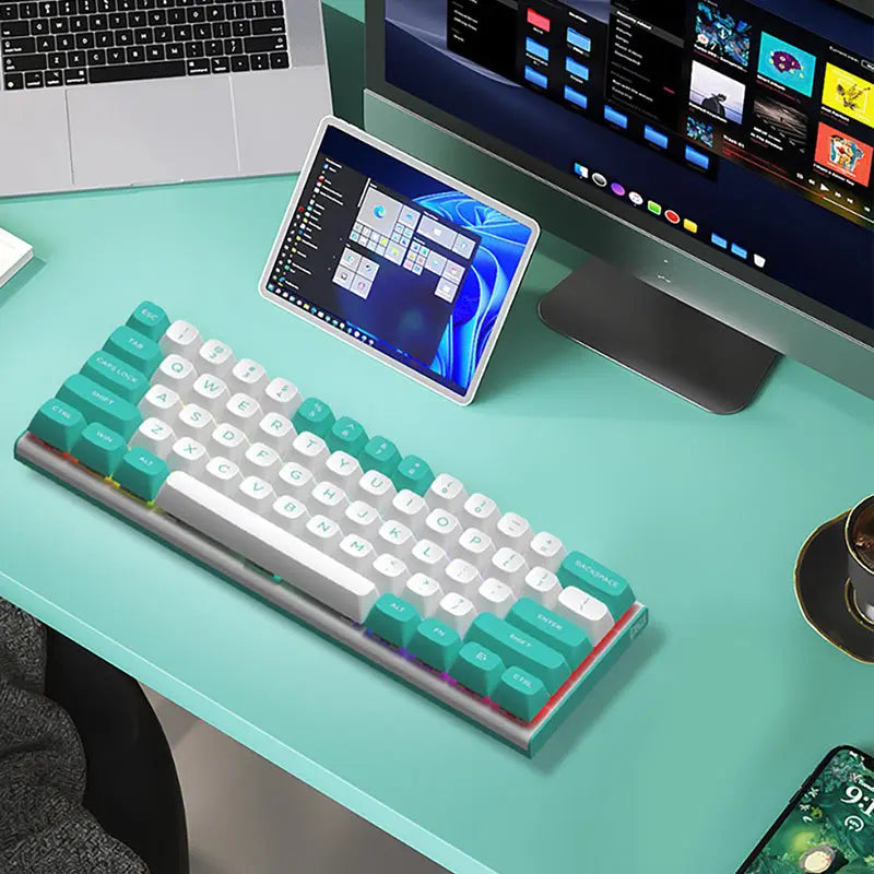 Redragon K683-WB RGB Wired Mechanical Keyboard Magnetic Switches - keycapcovers