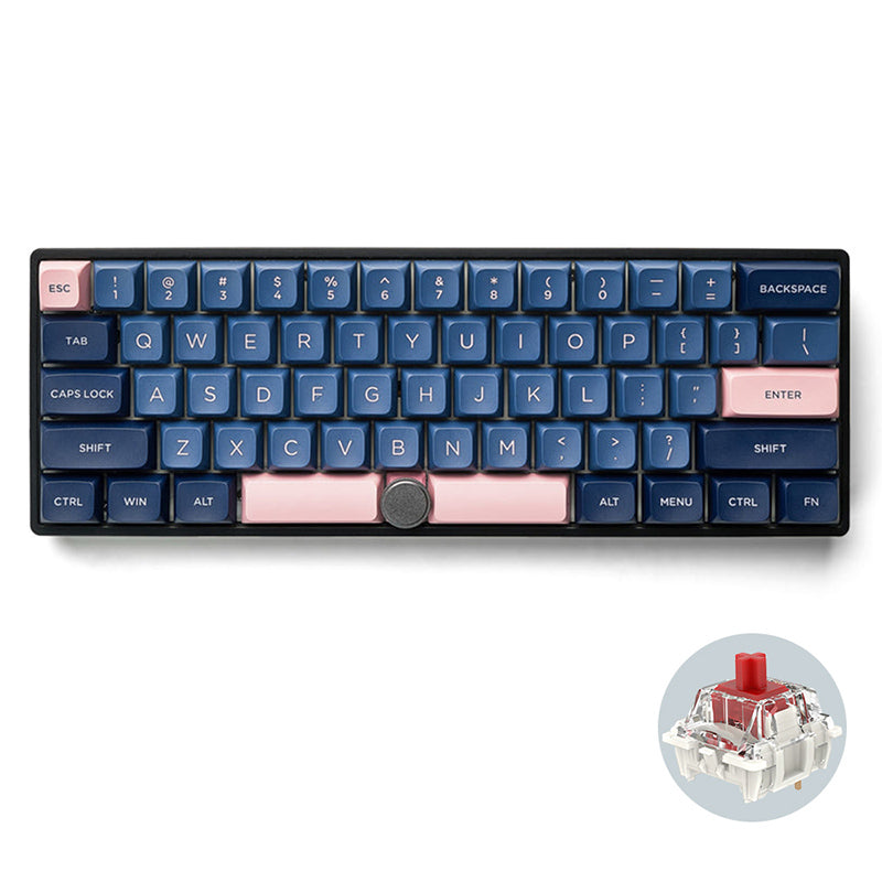 SKYLOONG GK61 Pro Aluminum Mechanical Keyboard With Split Spacebar - keycapcovers