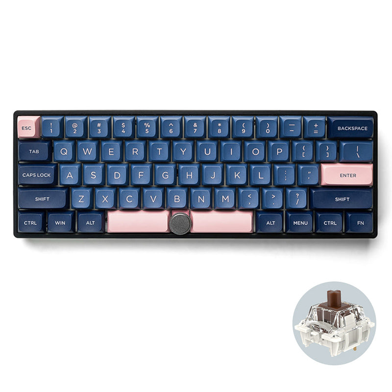 SKYLOONG GK61 Pro Aluminum Mechanical Keyboard With Split Spacebar - keycapcovers