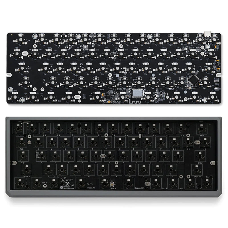 SKYLOONG GK61 Pro Aluminum Mechanical Keyboard With Split Spacebar - keycapcovers
