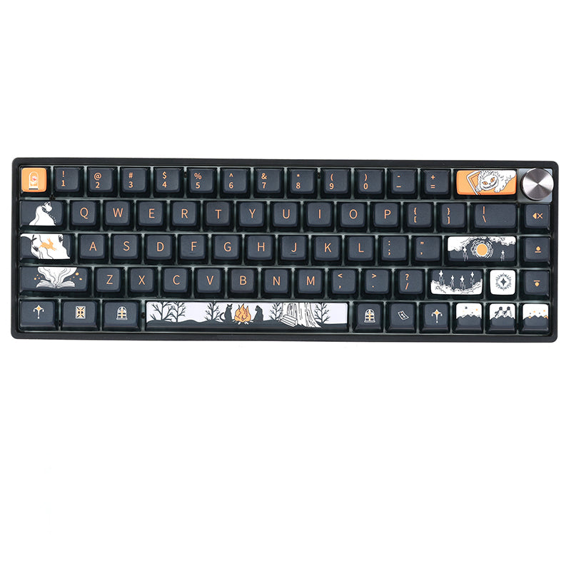 SKYLOONG GK6 Plus Dark Fairy Tale Wired Mechanical Keyboard - keycapcovers