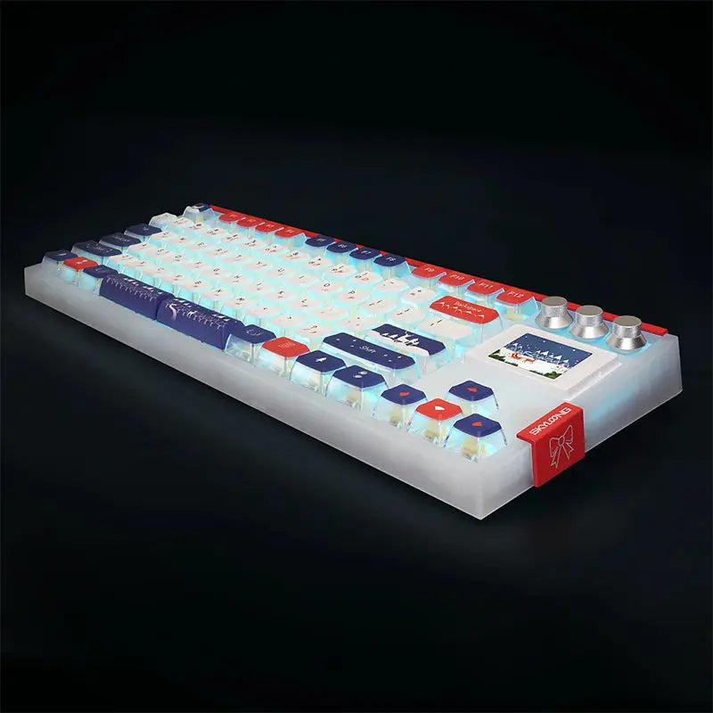 SKYLOONG GK87Pro Christmas Keyboard Combo Christmas Gift - keycapcovers