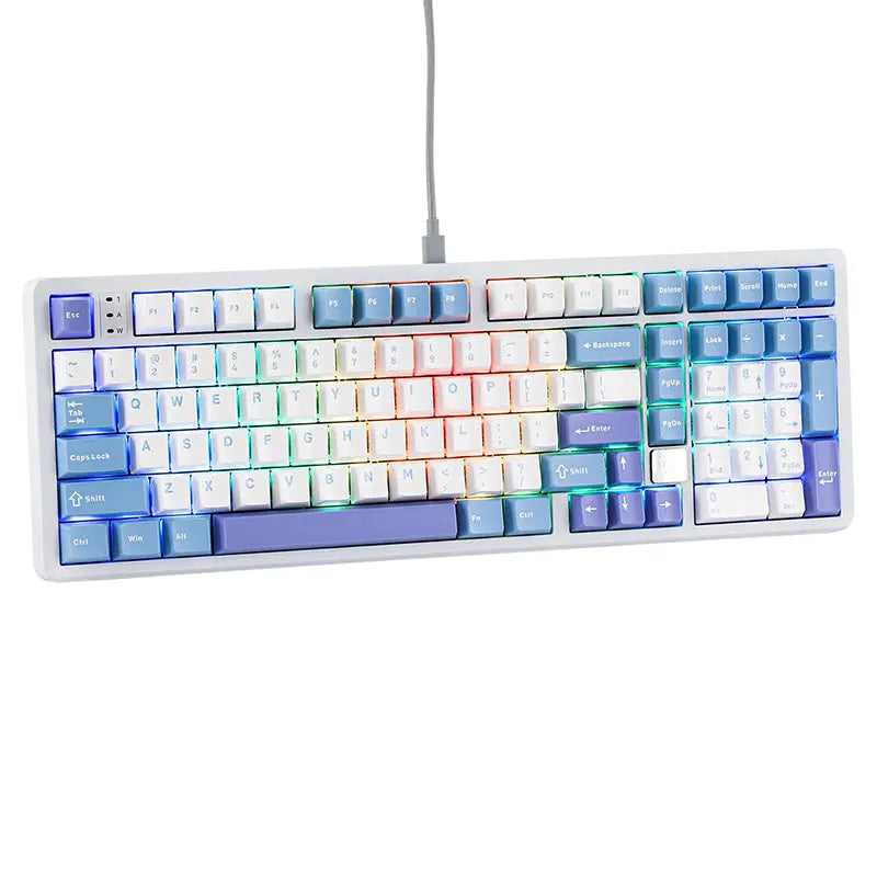 WhatGeek x LEOBOG Hi98 Aluminum Wired Mechanical Keyboard - keycapcovers