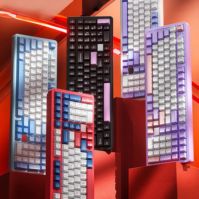 WhatGeek x LEOBOG Hi98 Aluminum Wired Mechanical Keyboard - keycapcovers