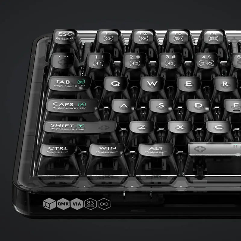 Xiaomi x MIIIW BlackIO 83 QMK VIA Wireless Mechanical Keyboard - keycapcovers