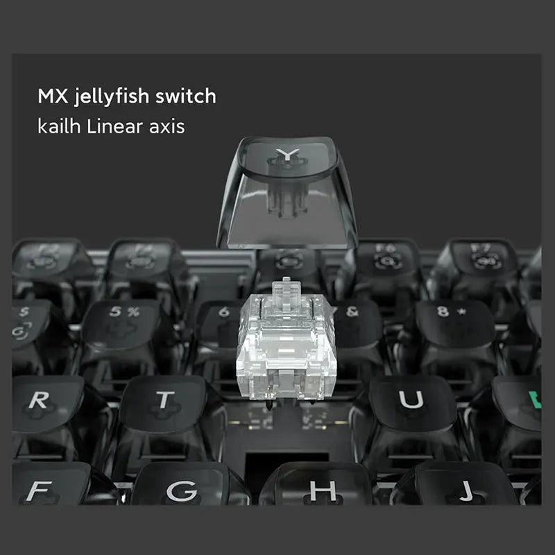 Xiaomi x MIIIW BlackIO 83 QMK VIA Wireless Mechanical Keyboard - keycapcovers