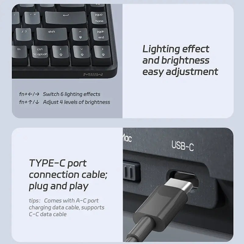 Xiaomi x MIIIW POP Series Wireless Mechanical Keyboard - keycapcovers