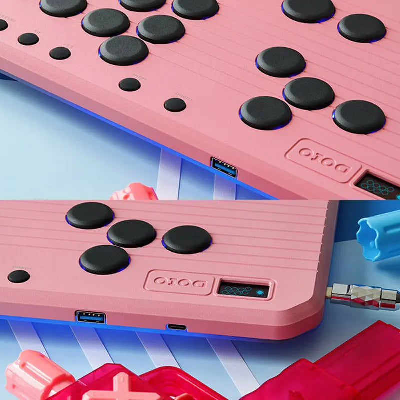 DOIO KBGM-H07 HITBOX A4 Size Multi-Key Game Keyboard PS5 Support - keycapcovers
