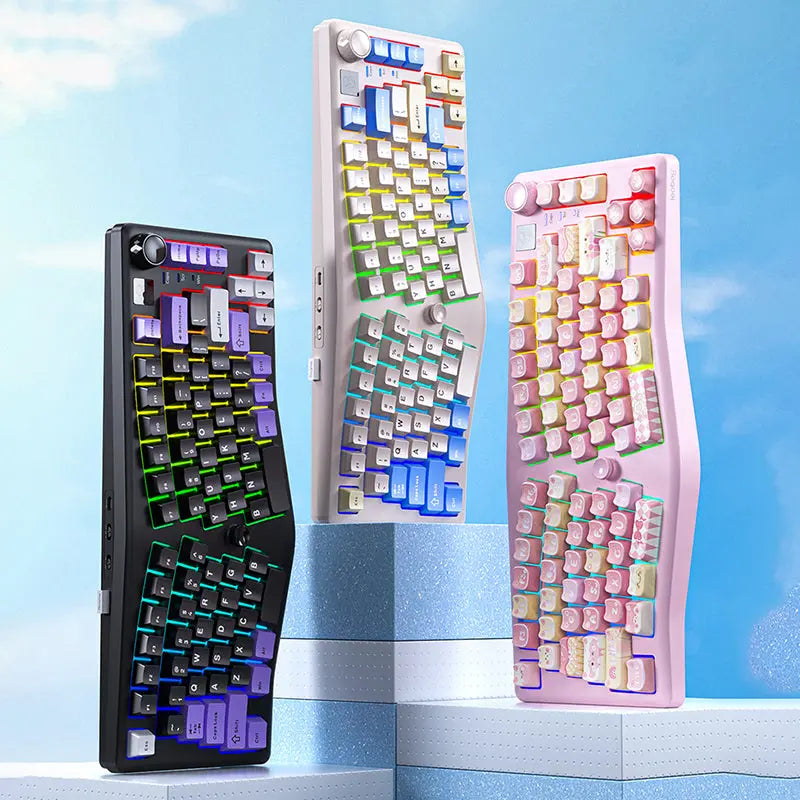 WhatGeek x LEOBOG Alice A75 Wireless Mechanical Keyboard - keycapcovers
