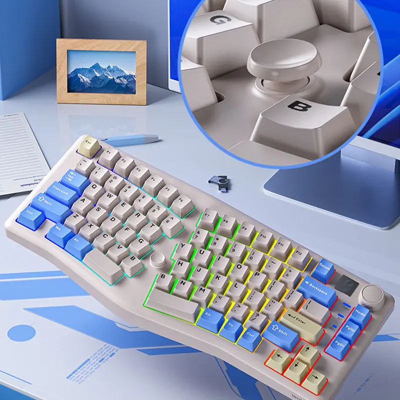 WhatGeek x LEOBOG Alice A75 Wireless Mechanical Keyboard - keycapcovers