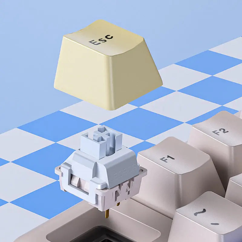 WhatGeek x LEOBOG Alice A75 Wireless Mechanical Keyboard - keycapcovers