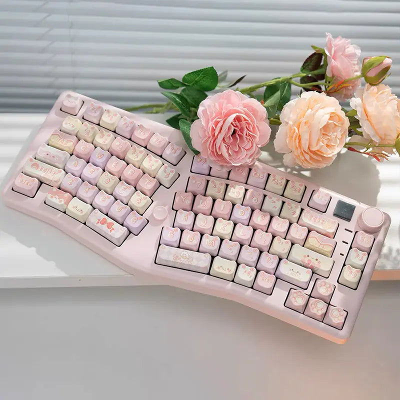 WhatGeek x LEOBOG Alice A75 Wireless Mechanical Keyboard - keycapcovers