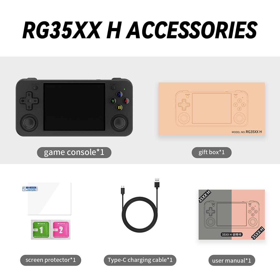 Anbernic RG35XX H Retro Portable Handheld Game Console