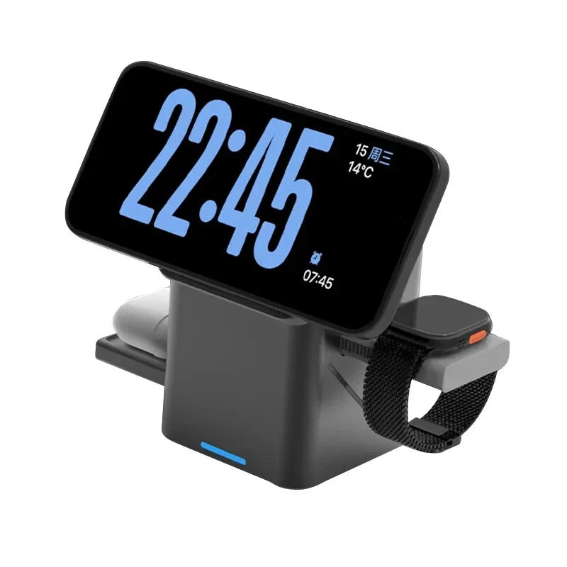 3 in 1 Magnetic Wireless Charger Stand