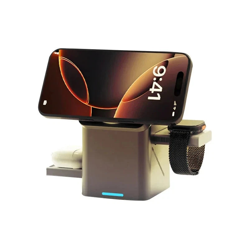 3 in 1 Magnetic Wireless Charger Stand