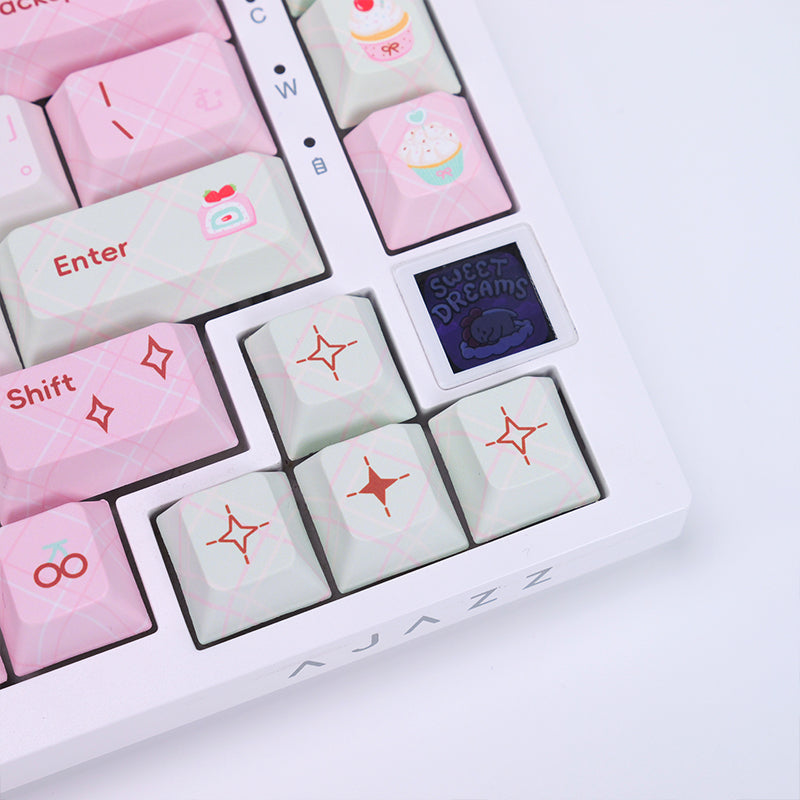 Ajazz AK820 Pro Mechanical Keyboard Creamy Keyboard - keycapcovers