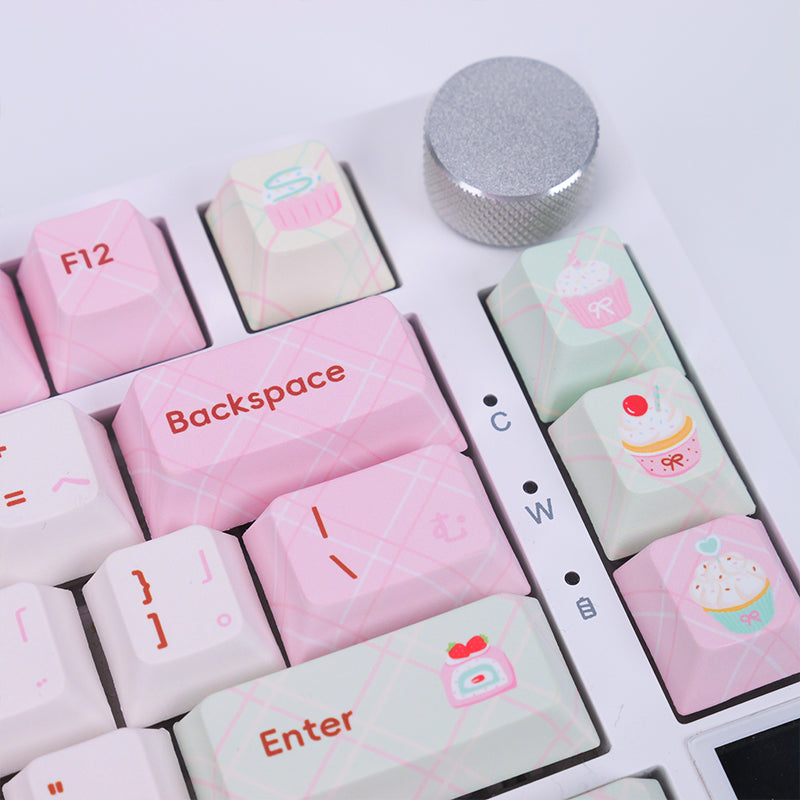 Ajazz AK820 Pro Mechanical Keyboard Creamy Keyboard - keycapcovers