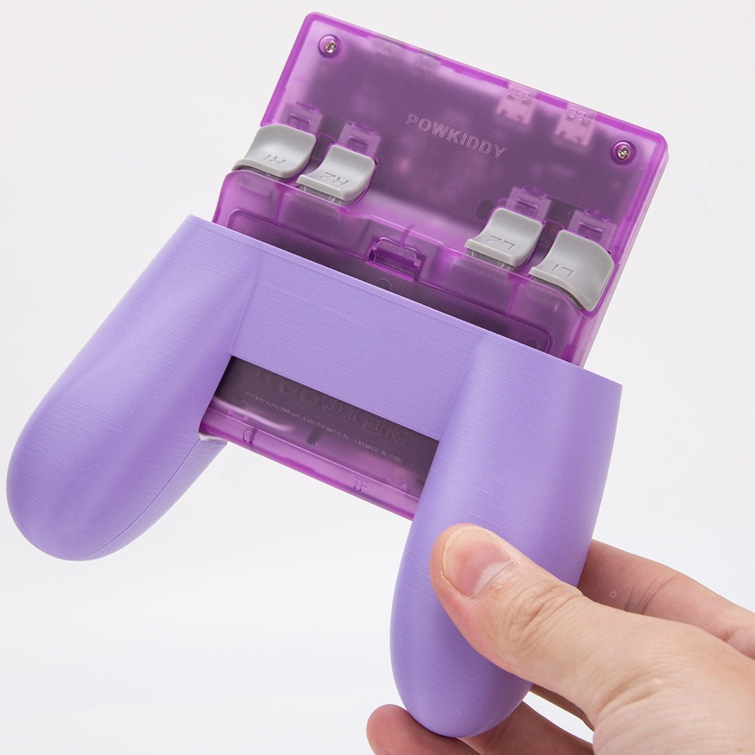 3D Printed Handle for Powkiddy V10 Game Console