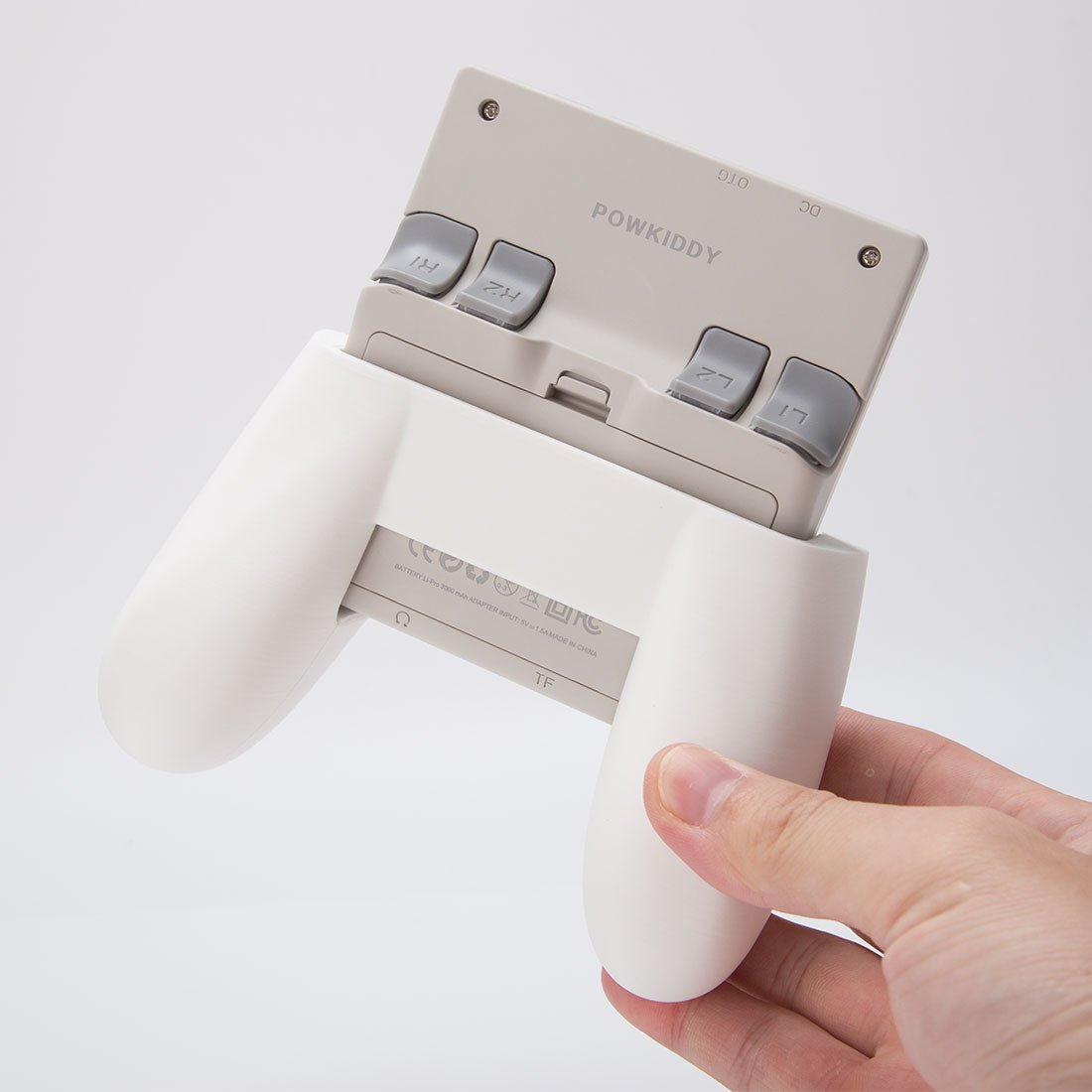 3D Printed Handle for Powkiddy V10 Game Console