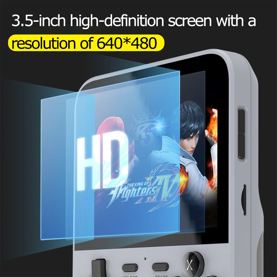D007 3.5-Inch HD Screen Handheld Retro Arcade Game Console