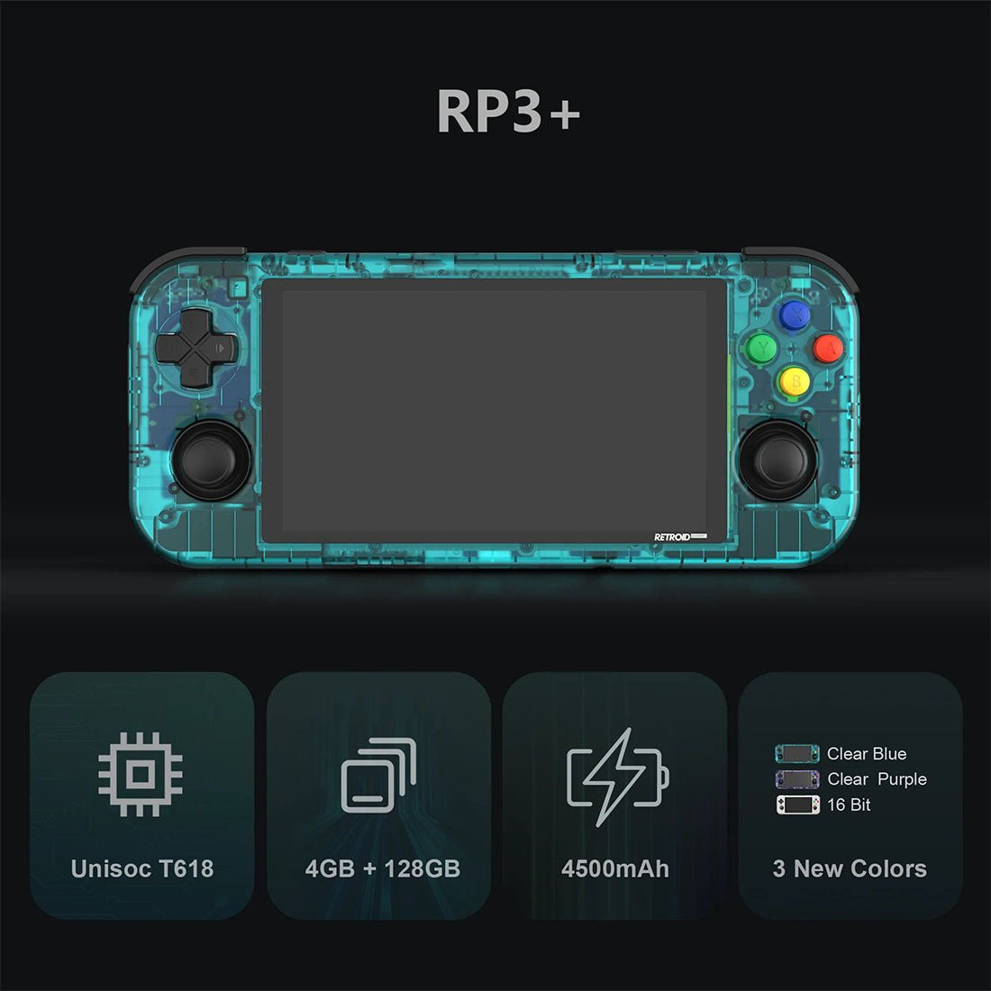 Retroid Pocket 3+ Android Handheld Gaming Console