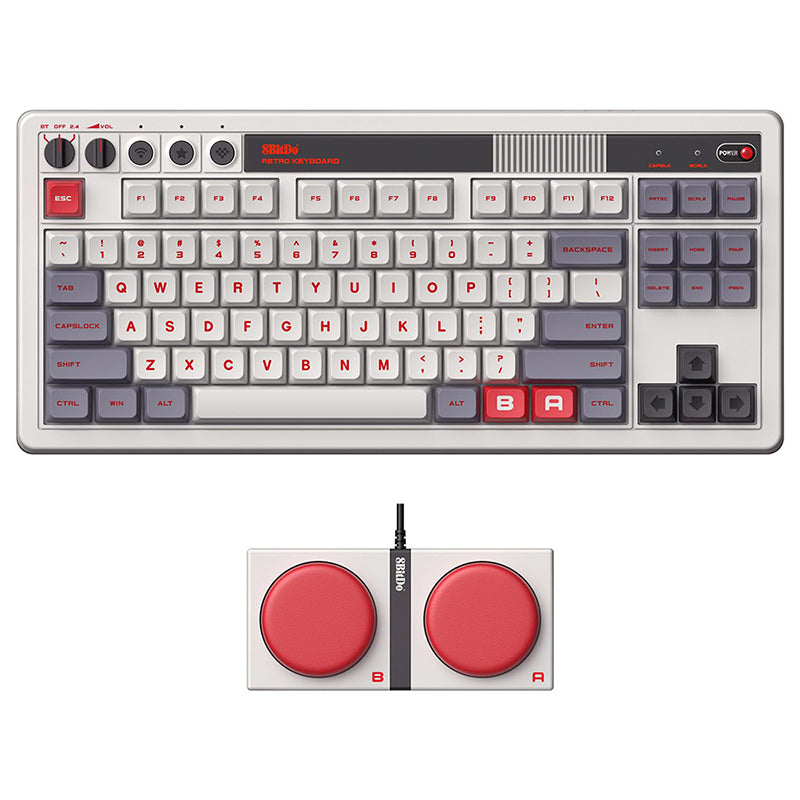 8BitDo Retro Wireless Mechanical Keyboard -  keycapcovers