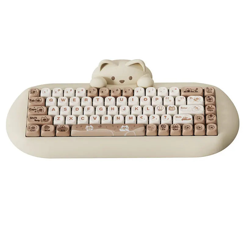 ACGAM C68 Kawaii Cat Hi-Fi Mechanical Keyboard -  keycapcovers