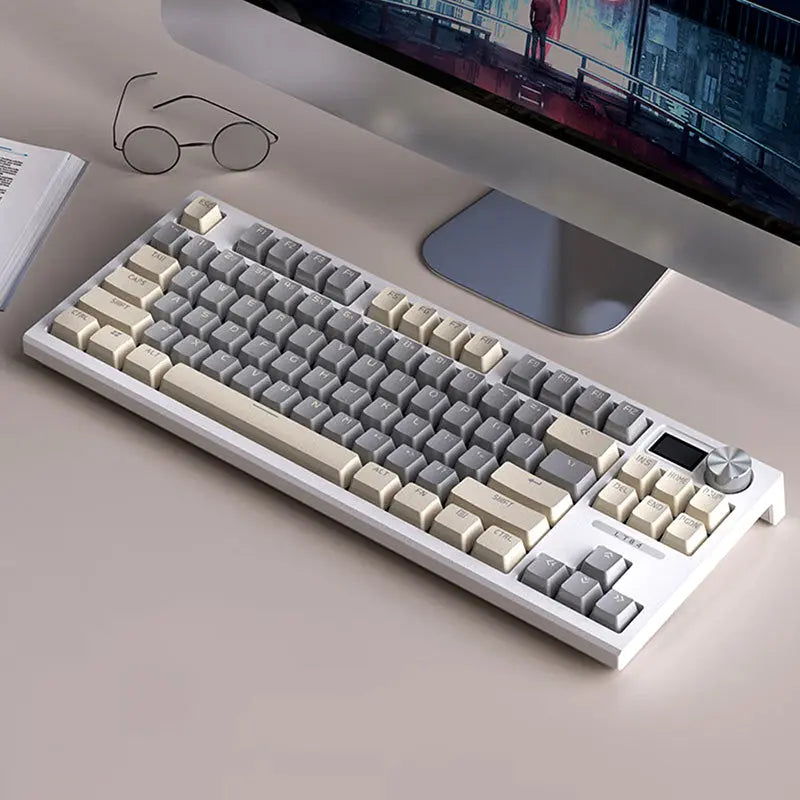 ACGAM LT84 Wireless Mechanical Keyboard With Screen -  keycapcovers