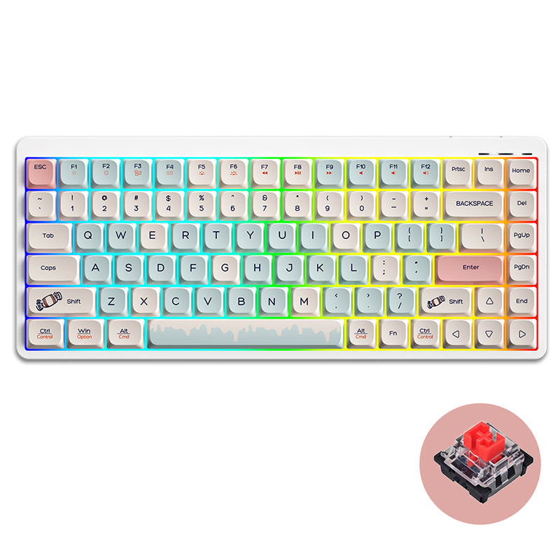 iBlancod YK75 Pro Low Profile Wireless Mechanical Keyboard -  keycapcovers
