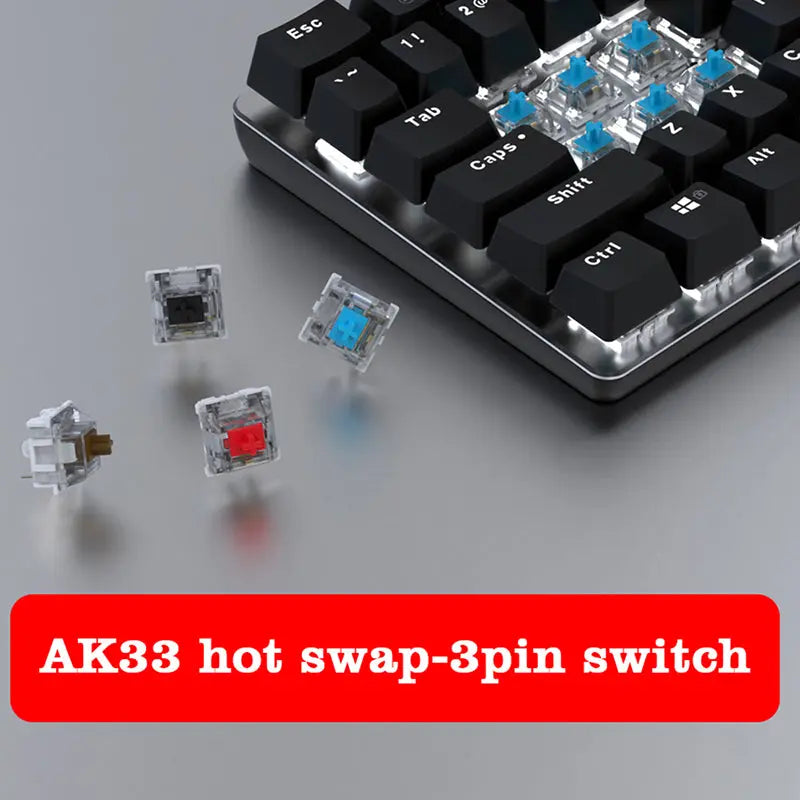 Ajazz AK33 Hot-swappable Mechanical Keyboard Ajazz