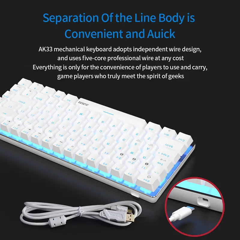 Ajazz AK33 Hot-swappable Mechanical Keyboard Ajazz