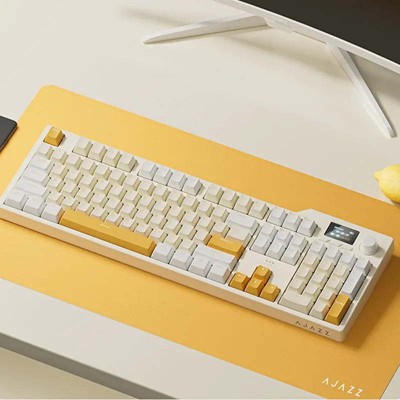 Ajazz AK35I V2 Wireless Mechanical Keyboard With TFT Screen -  keycapcovers