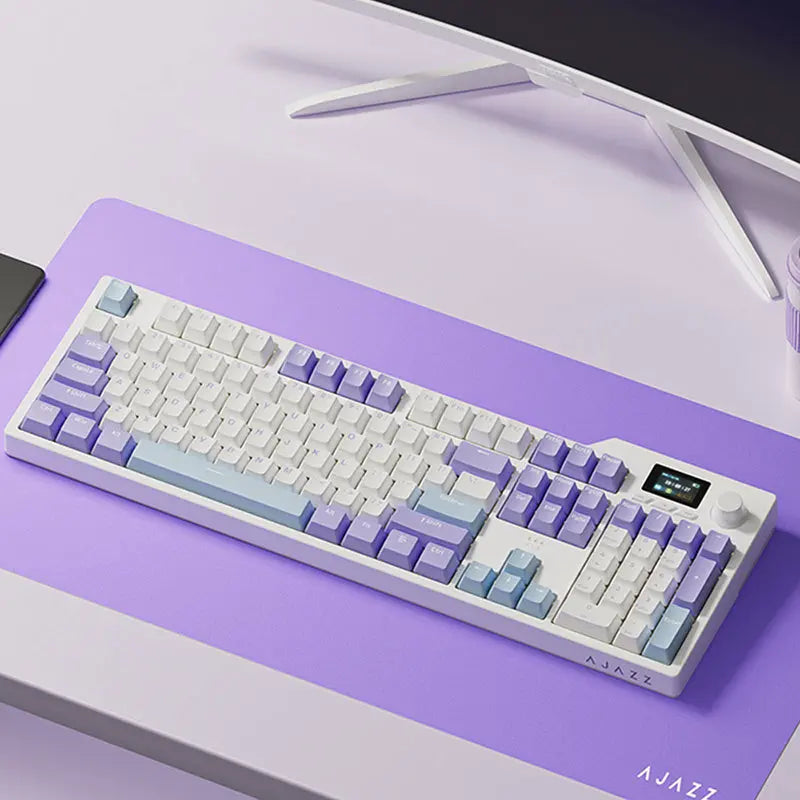 Ajazz AK35I V2 Wireless Mechanical Keyboard With TFT Screen -  keycapcovers