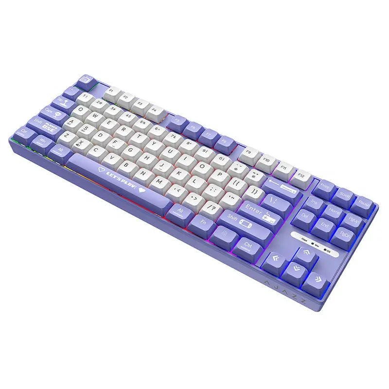 Ajazz AK870MC Rainbow Backlit Mechanical Keyboard Ajazz